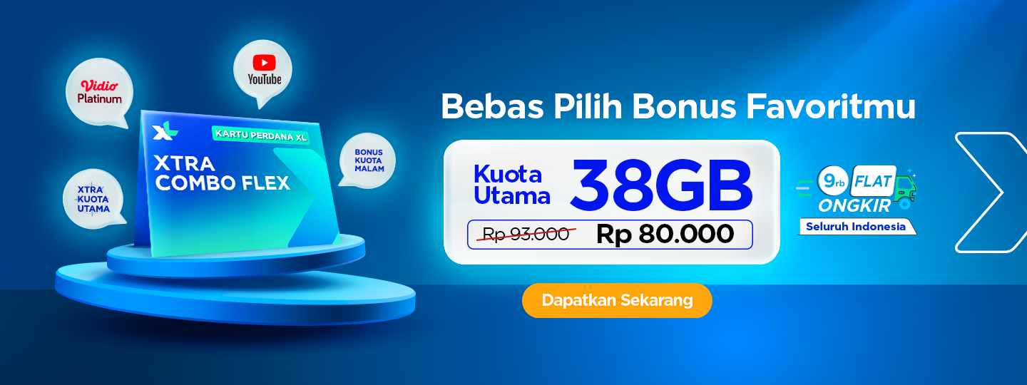 Top Up XL DATA Termurah, Bisa Pakai Pulsa & Terpercaya