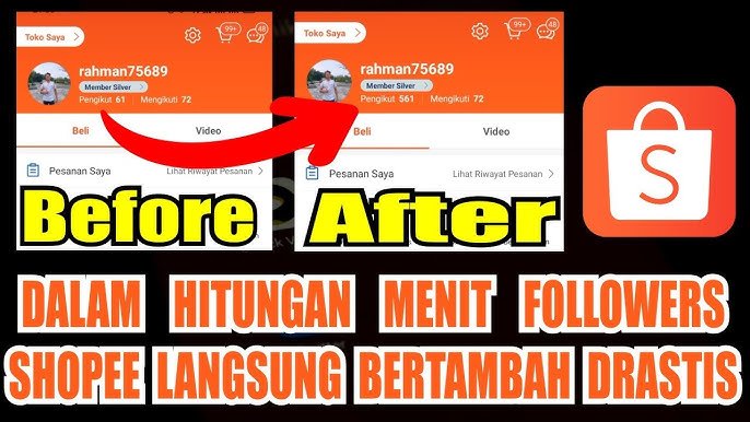 Top Up FOLLOWERS SHOPEE Termurah, Bisa Pakai Pulsa & Terpercaya